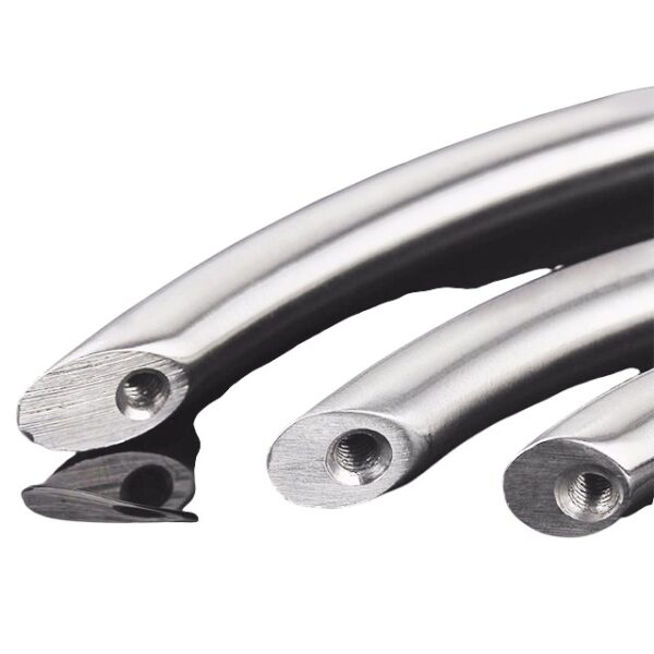 Curved handle