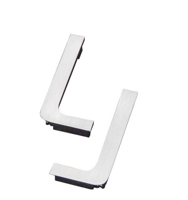 L Type aluminum end cap
