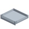 Quo Type Glass drawer side(inter drawer)（90mm）