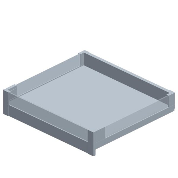 Quo Type Glass drawer side(inter drawer)（90mm）