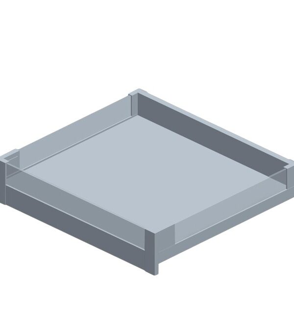 Quo Type Glass drawer side(inter drawer)（90mm）