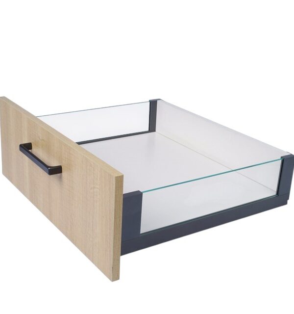 Quo Type Glass drawer side（128mm）