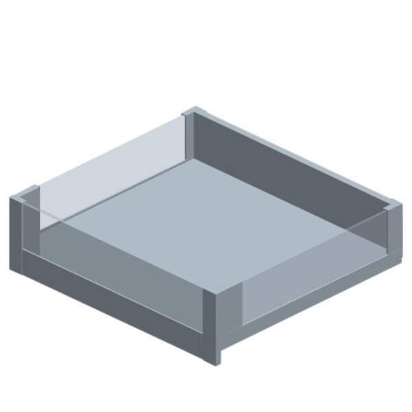 Quo Type Glass drawer side(inter drawer)（128mm）
