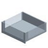 Quo Type Glass drawer side(inter drawer)（175mm）